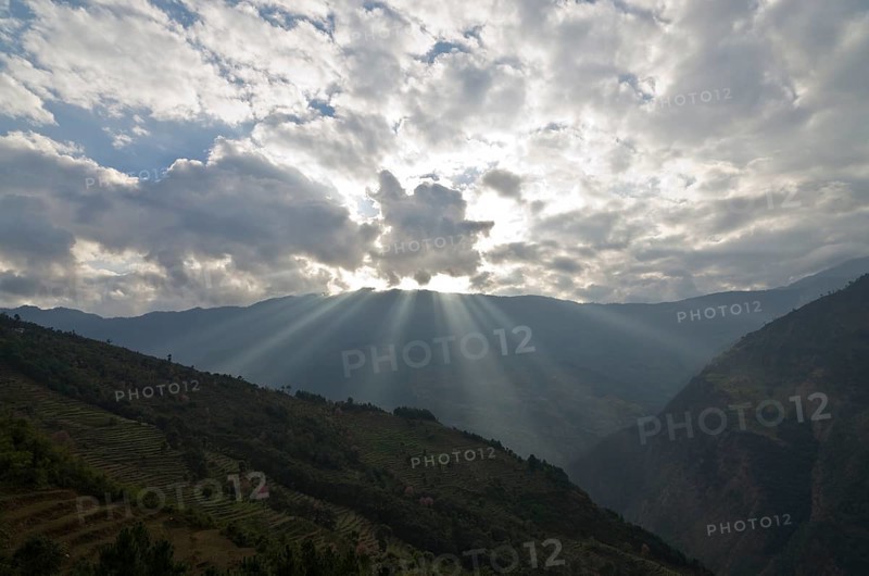 Looking across the Deku Kola Valley