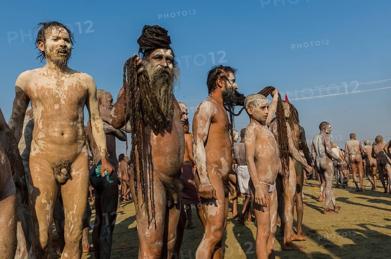 Naked Naga Sadhus