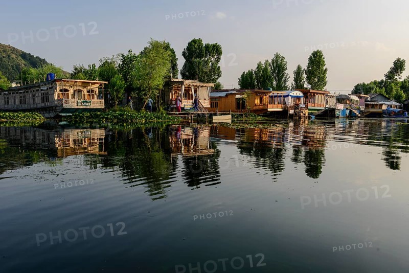 Houseboats on Dal Lake