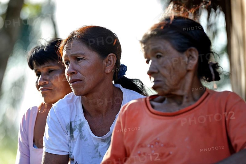Three women with worried facial expressions