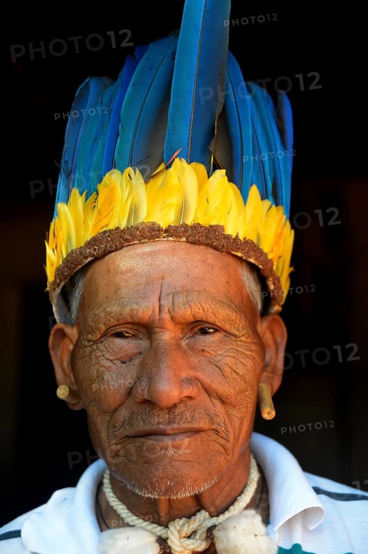 Cacique of the Xavante people