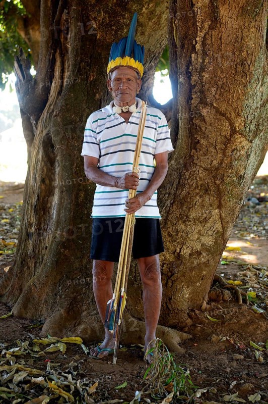 Cacique of the Xavante people