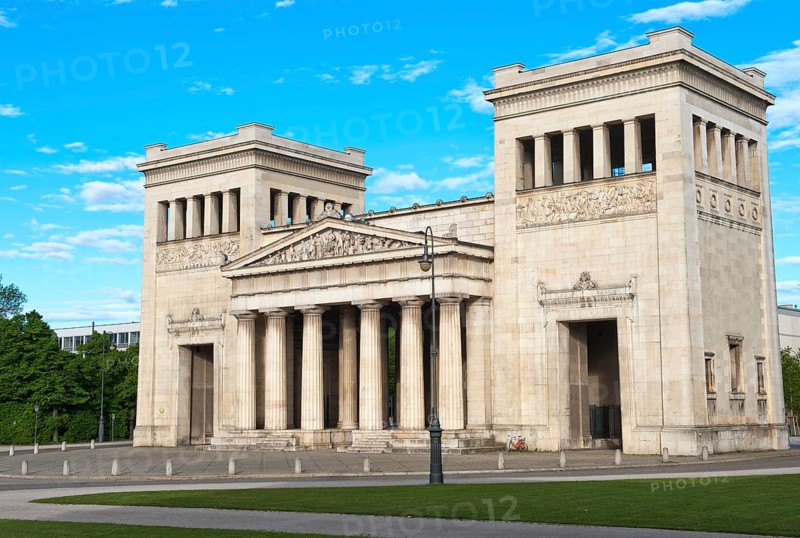 Propylaea city gate on Koenigsplatz square