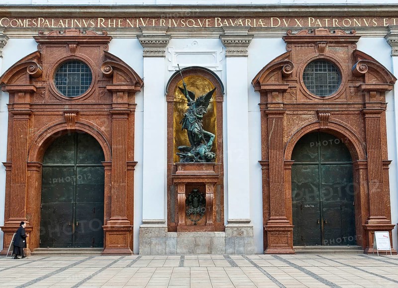 Portal of the Jesuit Church of St. Michael