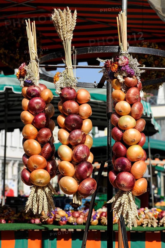 Braids of onions and wheat