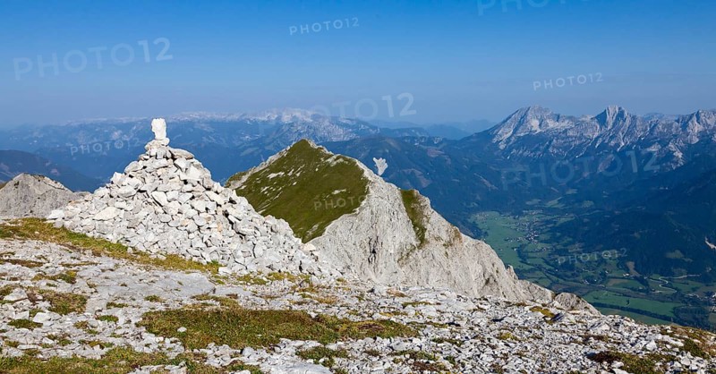View from Kalbling Mountain towards Riffel Mountain