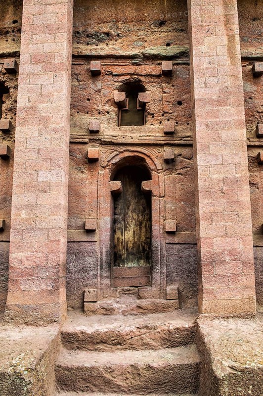 Monolithic rock-cut Church of Bete Medhane Alem