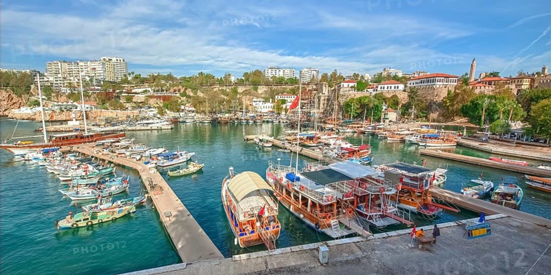 Kaleici fishing harbor and marina