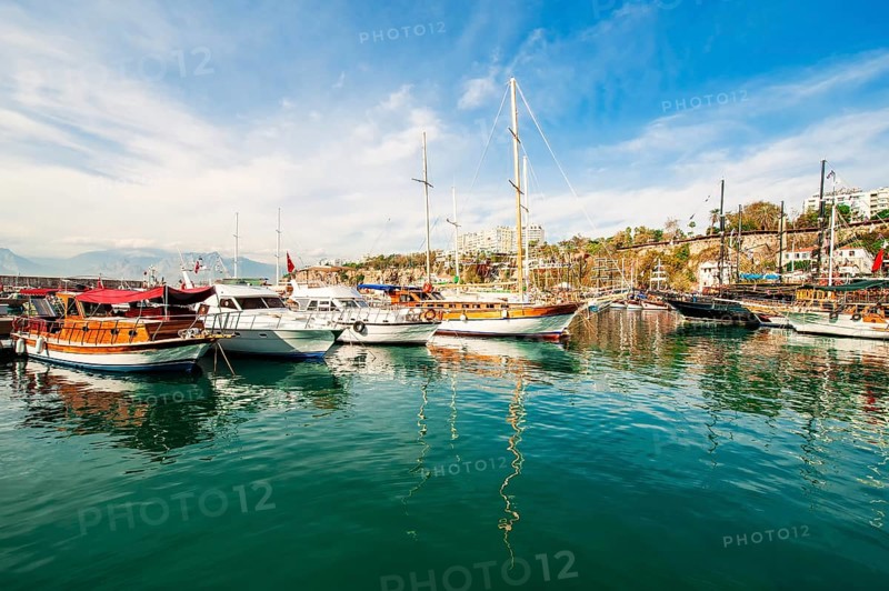 Kaleici fishing harbor and marina