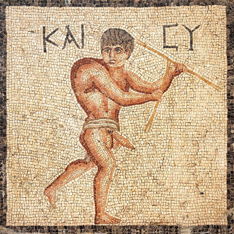 Lucky hunchback mosaic