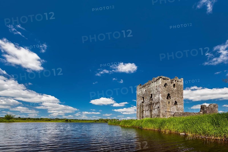 Ruins of Threave Castle on the River Dee