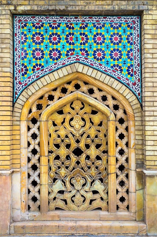 Window with tilework