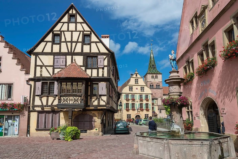 Old town centre with fountain