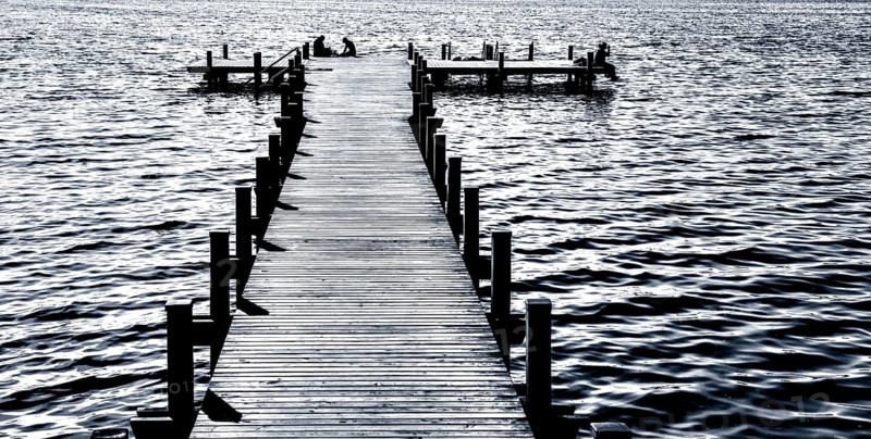 Jetty at Woerthsee Lake