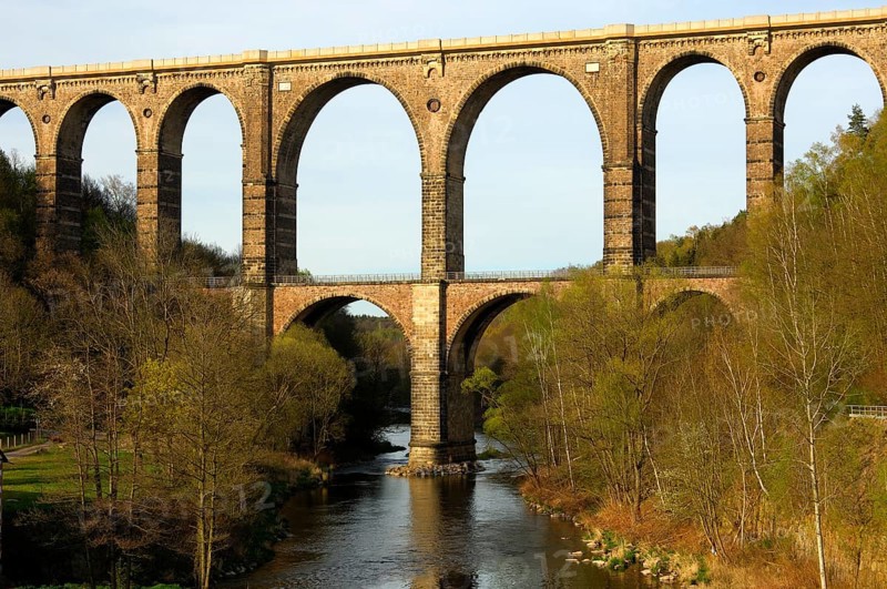 Goehrener Viaduct over the Mulde River