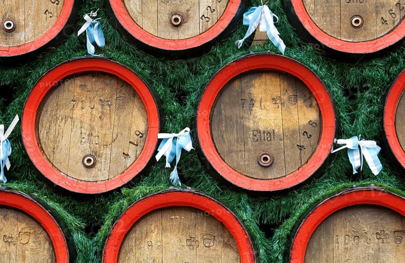Beer barrels of Ettal Abbey