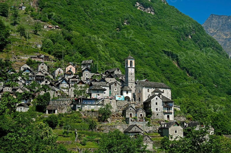 Haufendorf Corippo