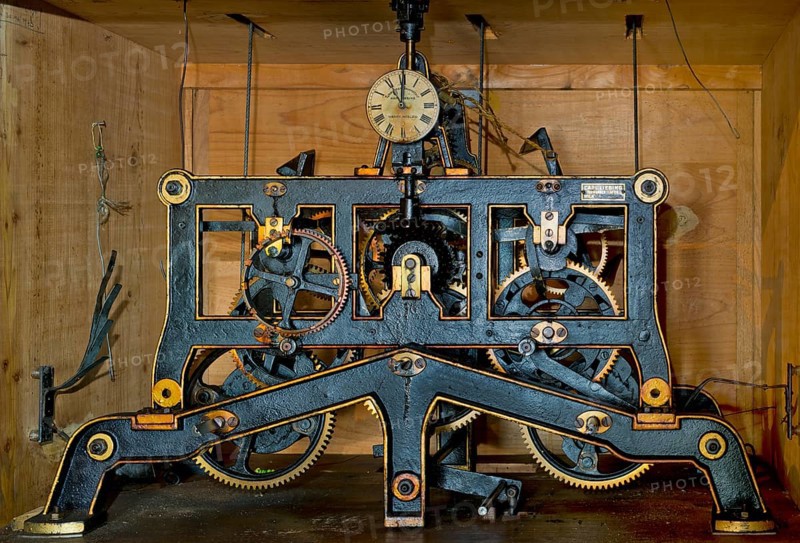 Church clock of the parish church of Lichtenegg