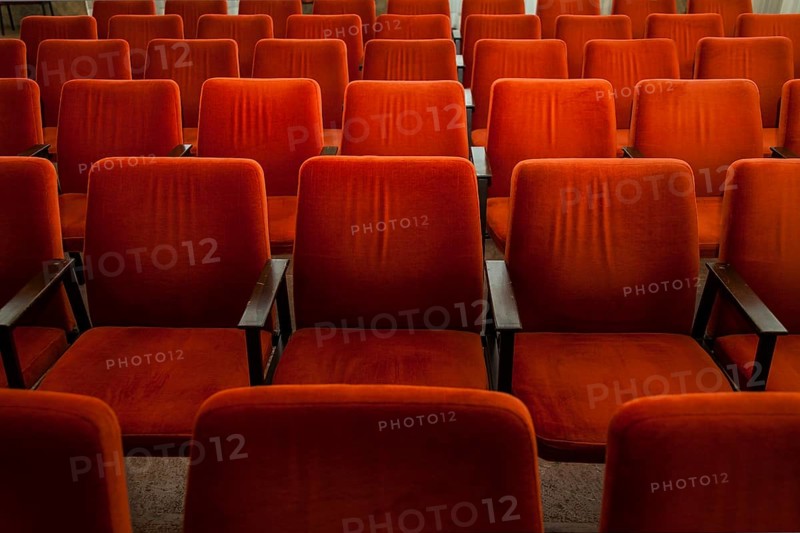 Empty rows of chairs