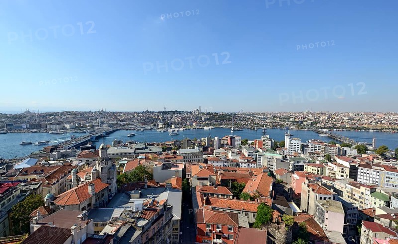 Eminoenue district with Galata Bridge