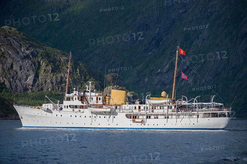 Royal yacht 'Norge' in Vestfjord