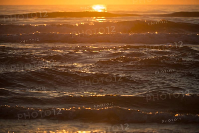 Sunset over the North Sea