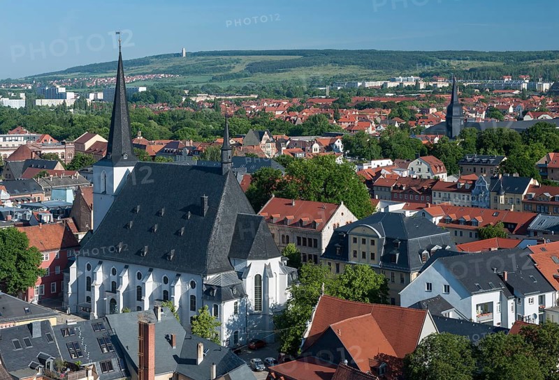 Historic centre of Weimar with Herderkirche Church