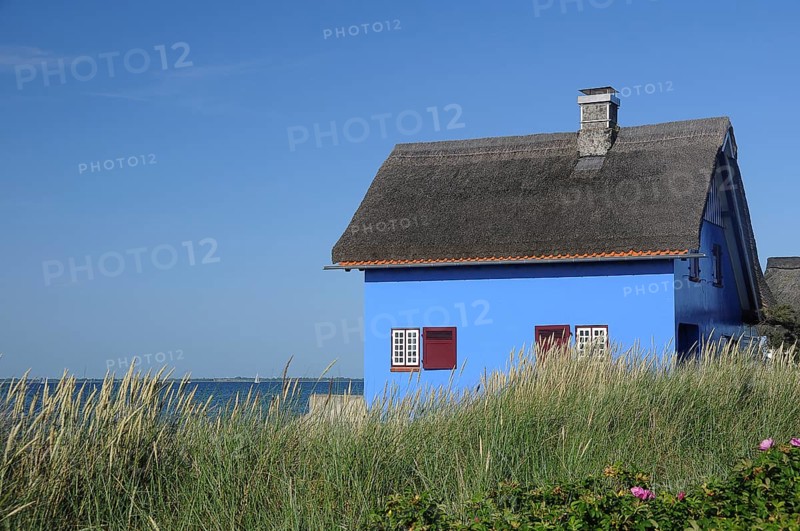 Blue beach house