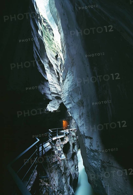 Aare Gorge at Haslital valley or Hasli Valley
