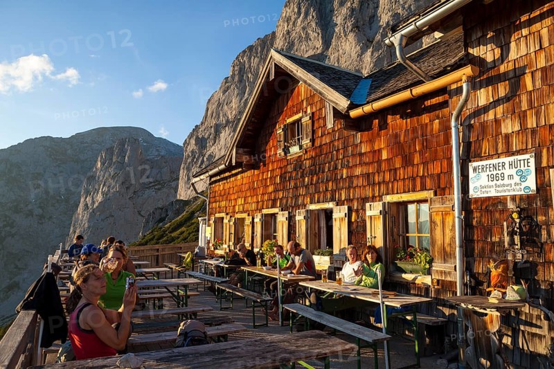 Terrace of Werfener Huette