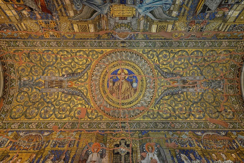 Ceiling mosaic