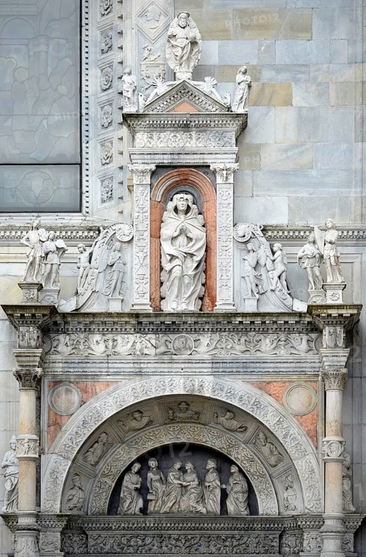 Statue above the north portal