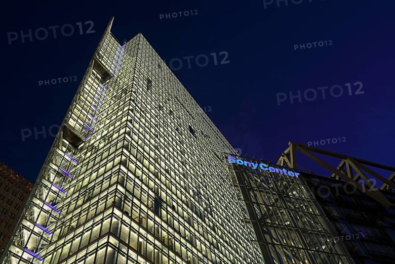 Bahnturm tower at Potsdamer Platz square