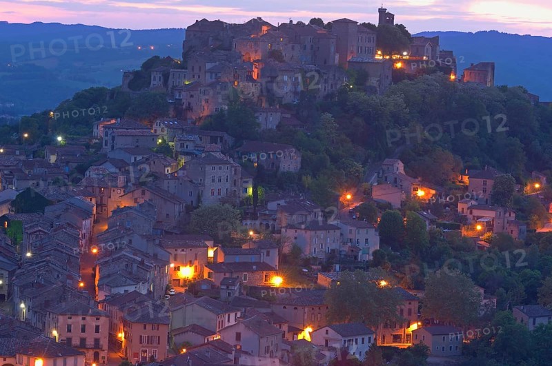 Townscape at dusk