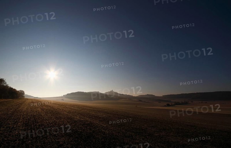 Backlit landscape
