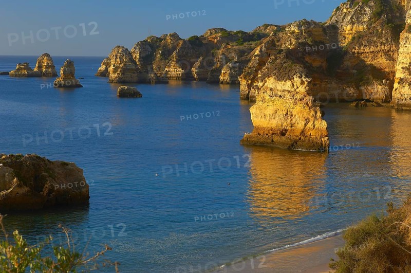 Cliffs at the Praia da Dona Ana beach