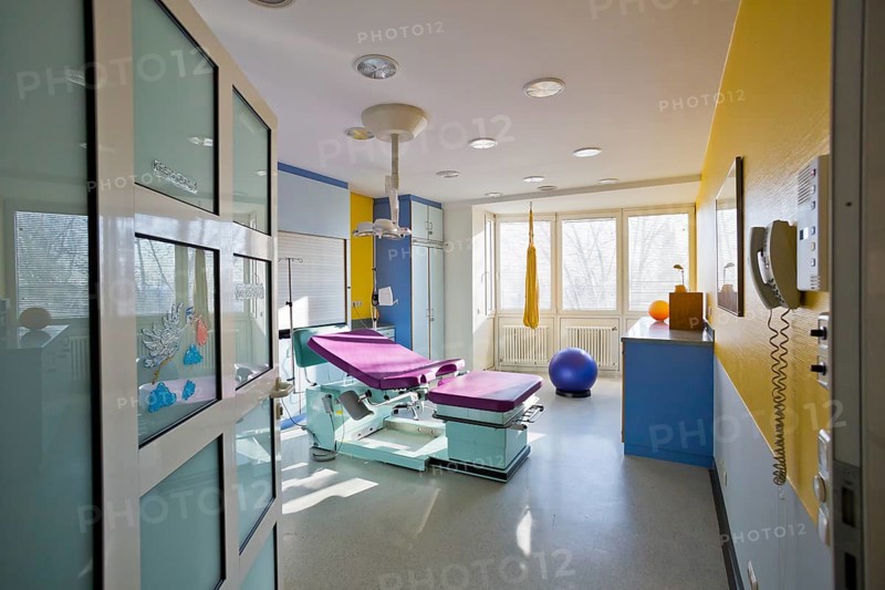 Delivery room in a maternity ward