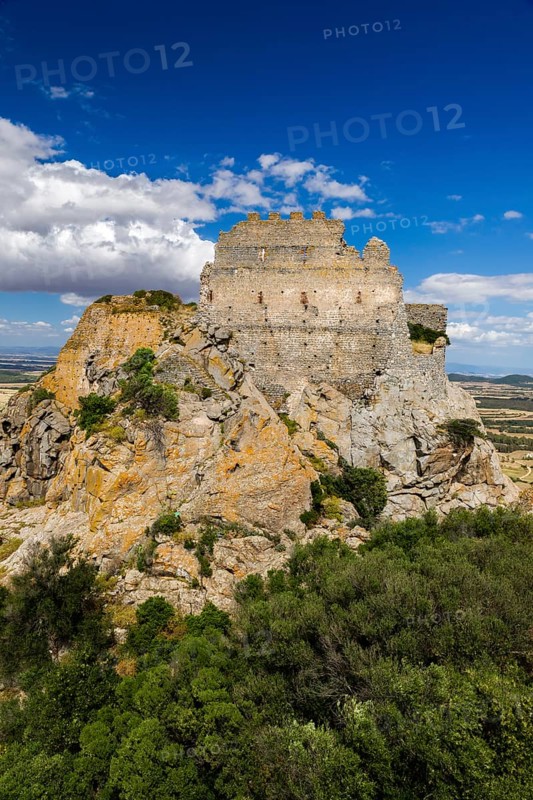 The ruins of the fortress Castello di Acquafredda
