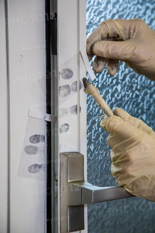 Fingerprints on a window