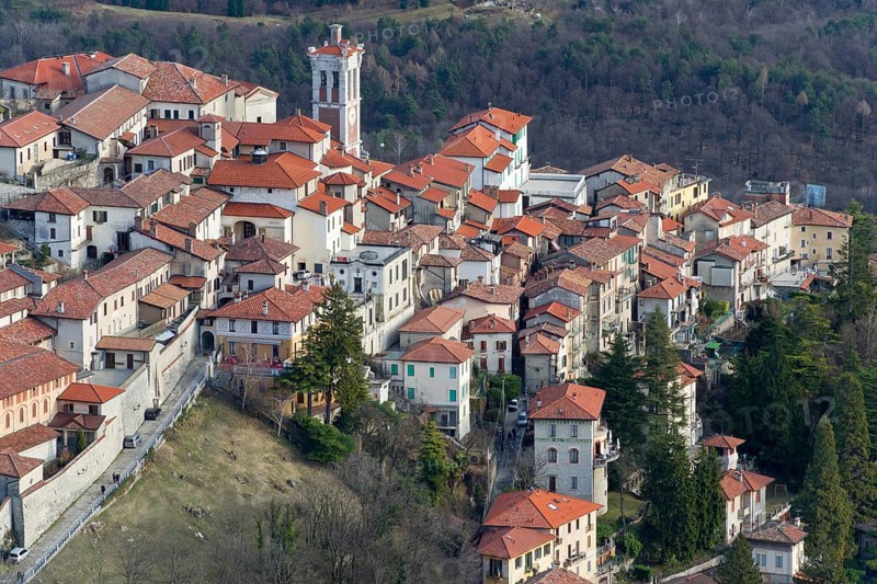 Pilgrimage village of Santa Maria del Monte on Sacro Monte di Varese