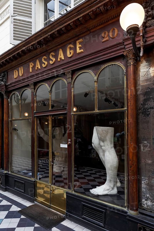 Shop window of an art gallery