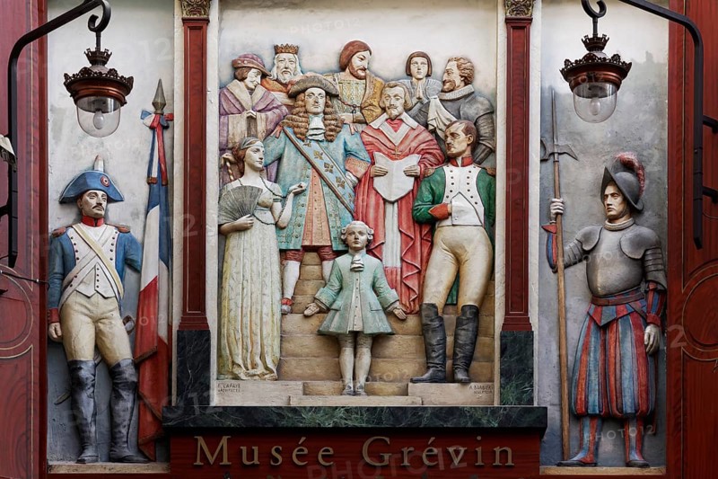 Relief with historical figures