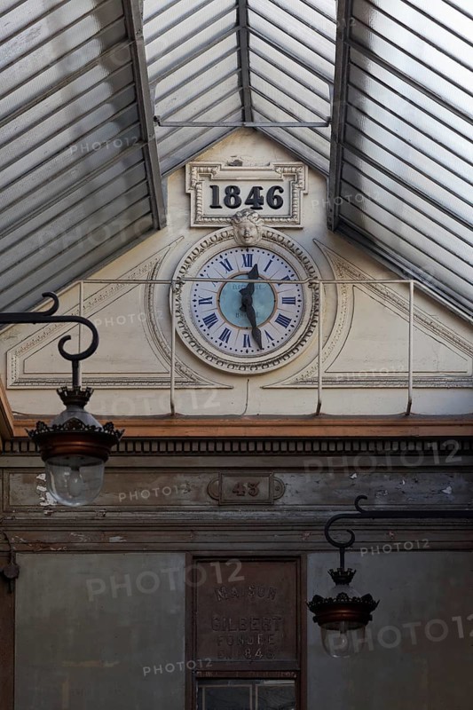 Shopping arcade of 1846 with a glass roof
