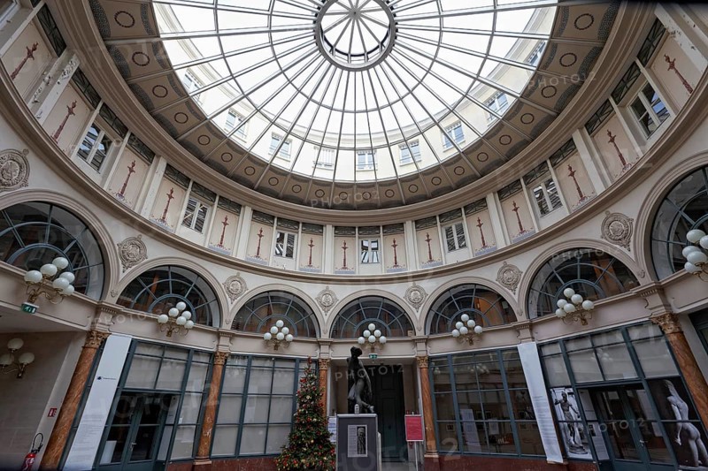 Glass dome of the Galerie Vivienne