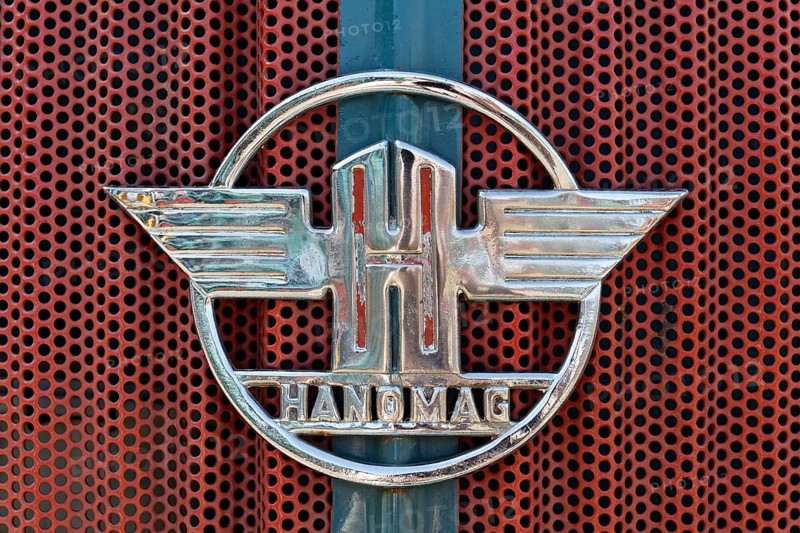Cooler with the Hanomag logo