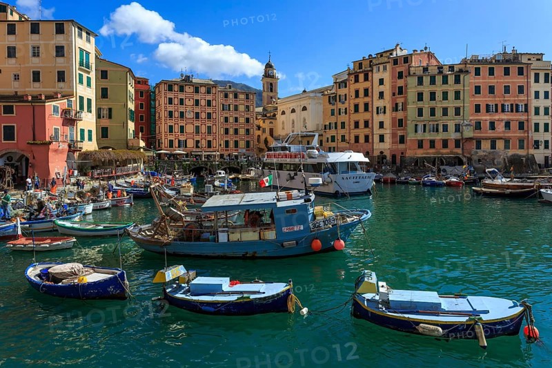 Boats in the old harbor
