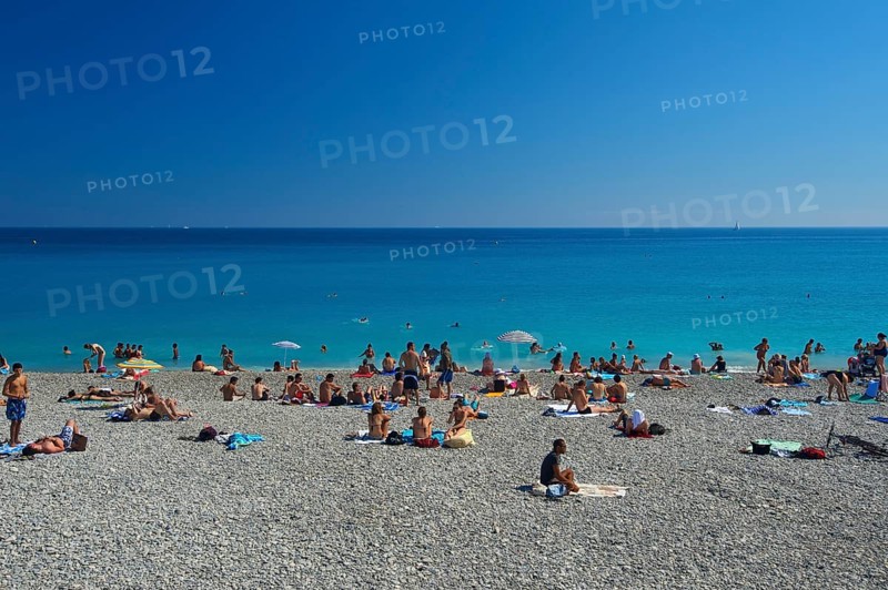 Beach at the Promenade des Anglais