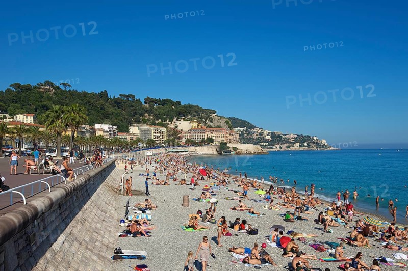 Beach at the Promenade des Anglais