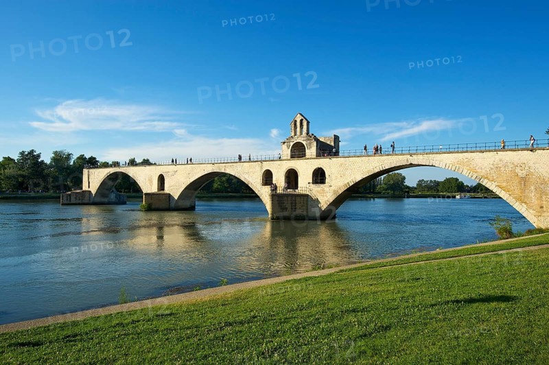 Pont Saint-Benezet bridge over the Rhone
