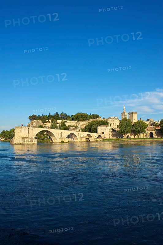 Pont Saint-Benezet bridge over the Rhone River